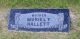 Gravestone of Muriel Hallett nee Barnett