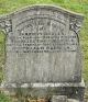 Headstone to the memory of William Daniels, Eliza Emily Daniels (nee Burles) and Harriet Burles.